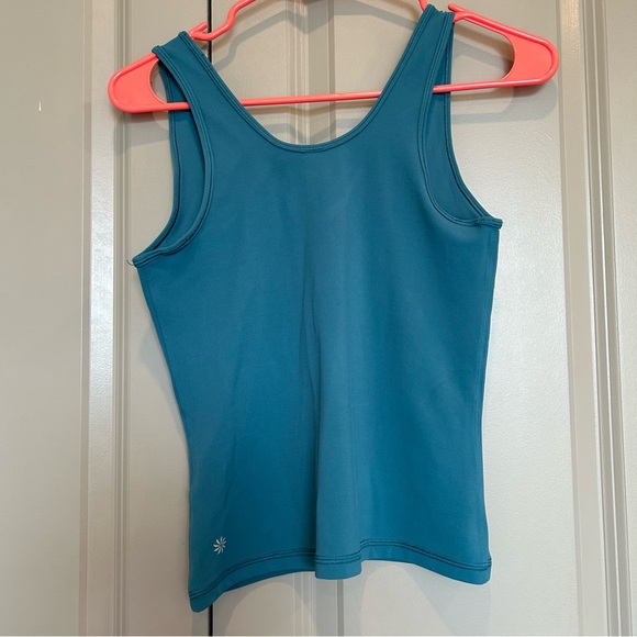 Athleta Transcend Tank Top Borealis Blue Size Small - Picture 2 of 3